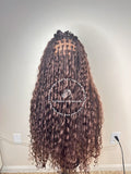 Dark Blonde 33 Bohemian Knotless Braids Goddess - Beyoncé Sasha