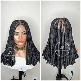 Bantu Knots Knotless Braids - Samira 1