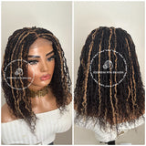 Human Hair Micro Curly Twist Closure Wig - Isadora 2