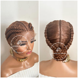 Four Feed In Cornrow Braids - Dallas 2