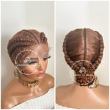 Four Feed In Cornrow Braids - Dallas 2