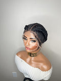 Four Feed In Cornrow Braids - Dallas 1