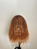 100% Human Hair Kinky Curly Micro Braid Wig - Miami