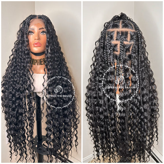 Bohemian Knotless Braids Goddess - Rihanna