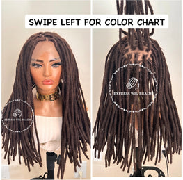 Dreadlocks Human Hair Wig - Dreads