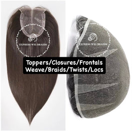 Custom Toppers, Closures, Frontals
