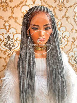 Cornrow Tameka Salt & Pepper