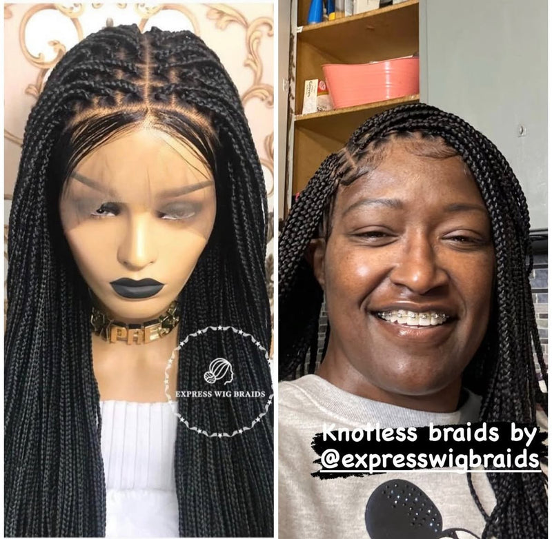 Knotless Braid Wig-Briana Full Lace - Express Wig Braids