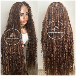 Human Hair Bohemian Knotless Braids 33/30 -Tina