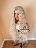 Super Blonde 613 Bohemian Knotless Braids Goddess - Beyoncé Sasha