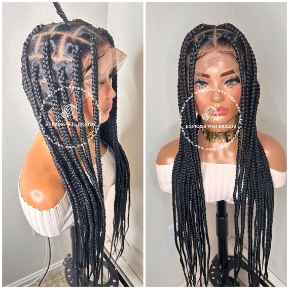 Full Lace Big Knotless Braids