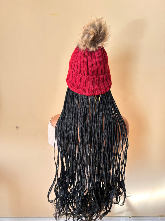 Beanie Hat Wig-2