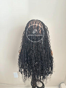 Two Strands Twisted Locs Boho Human Hair