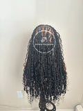 Two Strands Twisted Locs Boho Human Hair