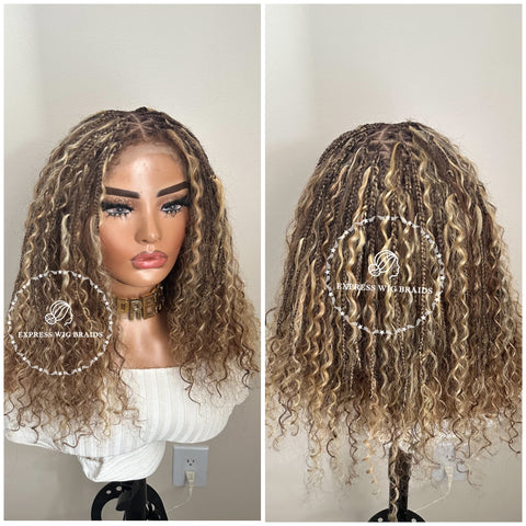 Bohemian Triangle Knotless Braids-Harmony Boho 2