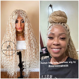 Super Blonde 613 Bohemian Knotless Braids Goddess - Beyoncé Sasha