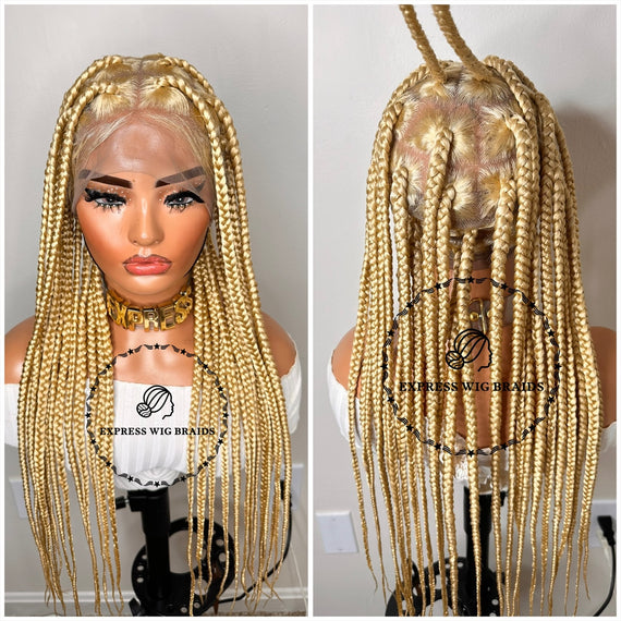 Full Lace Big Knotless Braids 613