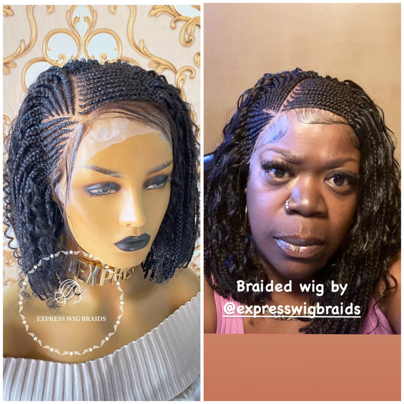 Bohemian Cornrow Braids Wig -Kendra Boho