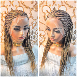 Cornrow Dominica Full Lace Root Color 4