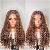 Bohemian Triangle Knotless Braids - Sarah Boho