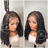 Two Strands Twisted Locs Bohemian Human Hair