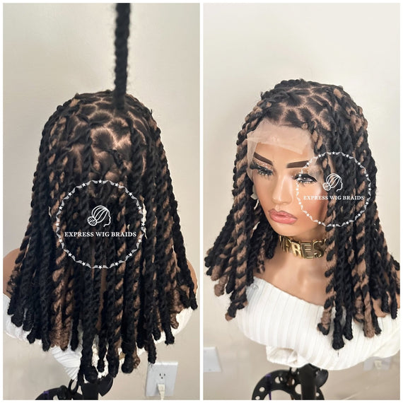 Express Wig Braids: Goddess Faux Locs Lace Wig - Express Wig  display picture 3