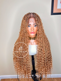 Bohemian Human Hair 4B/4C Curly Edges Knotless Braids Cornrow-Irene Boho