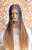 Knotless Ombré 3 Tone Braids - Briana 2