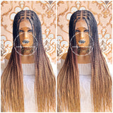 Knotless Ombré 3 Tone Braids - Briana 2