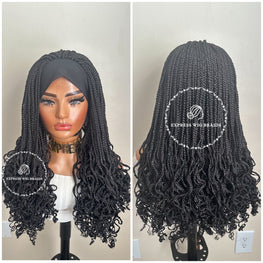 Headband Curly Braided Wig-Dani 1