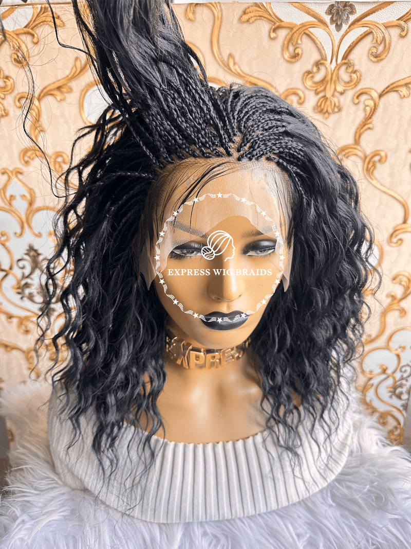 Micro Braided Weave Wig Asia Synthetic 3 - Express Wig Braids