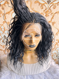 Micro Braided Weave Wig Asia Synthetic 3