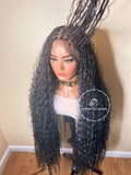 Human Hair Bohemian Knotless Braids-Tina 3