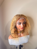 Human Hair Wet & Wavy Micro Virgin Braided Wig With Full 4B/4C Curly Baby Hair - Indiana 7