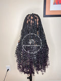 Bohemian Faux Locs Wig - Berry 2 - Express Wig Braids