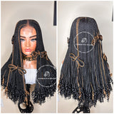 Goddess Cornrow Braids - Butterfly 1 - Express Wig Braids