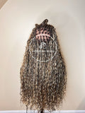 Human Hair Bohemian Knotless Braids-Tina 3 - Express Wig Braids