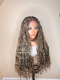 Human Hair Bohemian Knotless Braids-Tina 3 - Express Wig Braids