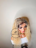 Human Hair Wet & Wavy Micro Virgin Braided Wig - Indiana 5 - Express Wig Braids