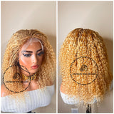 Human Hair Wet & Wavy Micro Virgin Braided Wig - Indiana 7 - Express Wig Braids