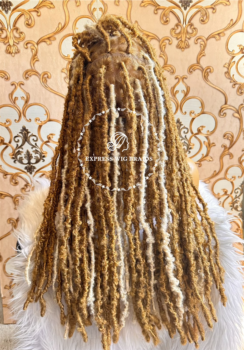 Butterfly Locs, Distressed Faux Locs