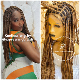 Knotless Braid Wig-Mabel Full Lace 6 - Express Wig Braids