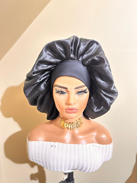 Large Double Sided Satin Hair Bonnet - Express Wig Braids