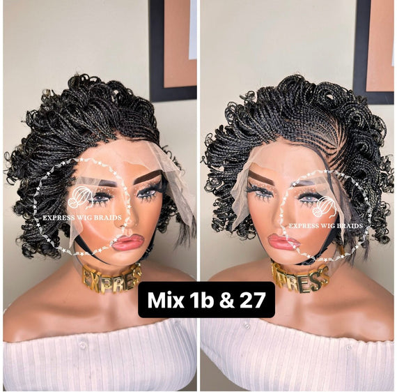 Micro Short Curly Braids - Esther - Express Wig Braids