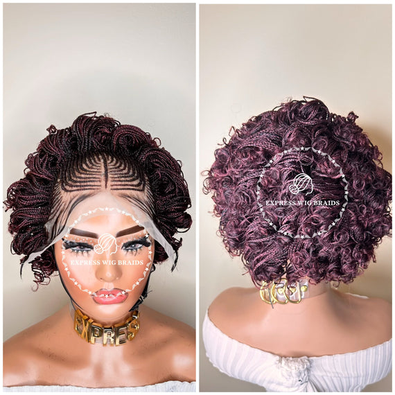 Micro Short Curly Braids - Safiya 1 - Express Wig Braids