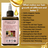 Organic 19 Herbal Hair Growth Activator Oil - Express Wig Braids