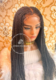 4B/4C Natural Curly Edges Medium Twist Full Lace-Fredlyn - Express Wig Braids