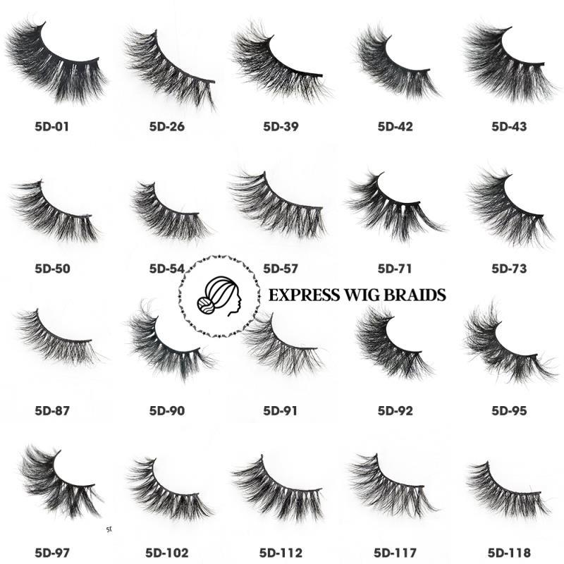 5D Mink Eye Lashes - Express Wig Braids