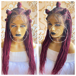 Bantu Knot Cornrow-Shonda - Express Wig Braids