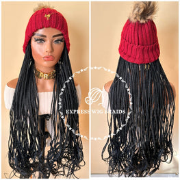 Beanie Hat Wig-2 - Express Wig Braids